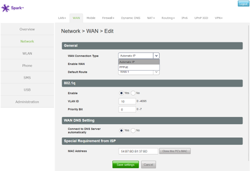 Update wifi name and password image