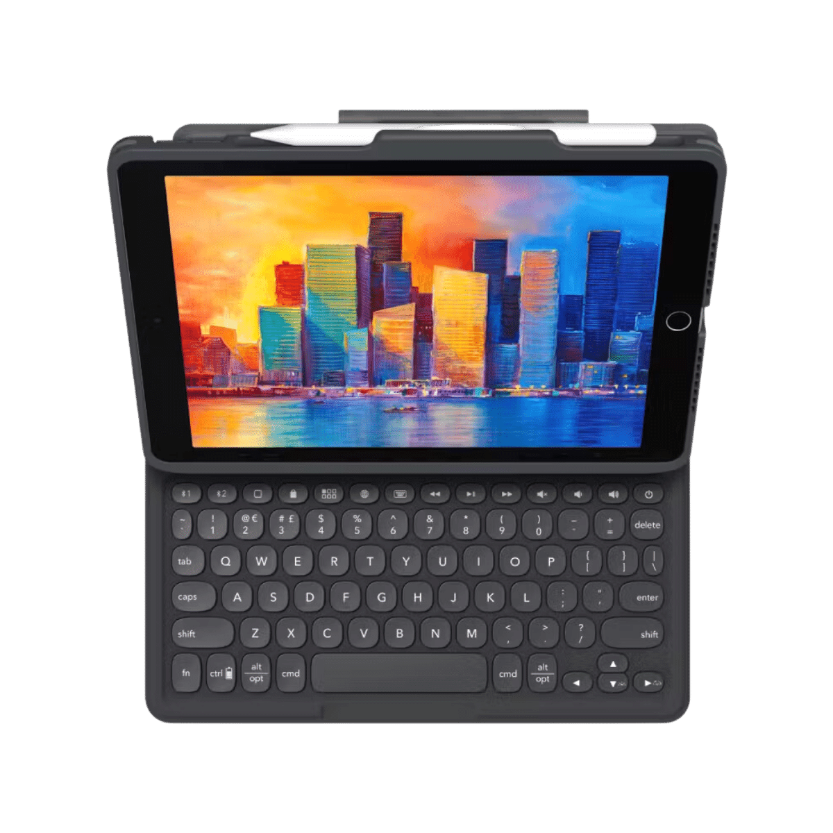 Zagg Pro Keys Keyboard - iPad 10.2"- Black/Grey