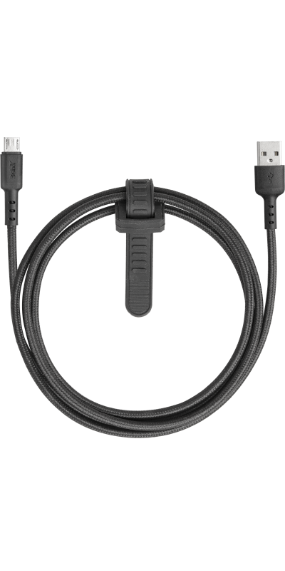 3Sixt Tough USB-A To Micro USB Cable 1.2M - Black